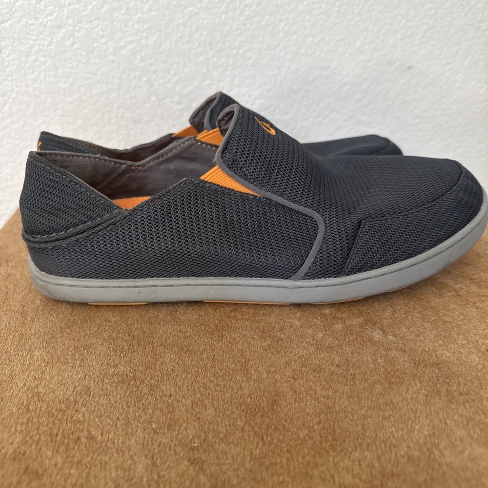 OLUKAI Nohea Men's Size 9.5M blue Mesh Slip On Shoes Lightweight Comfort